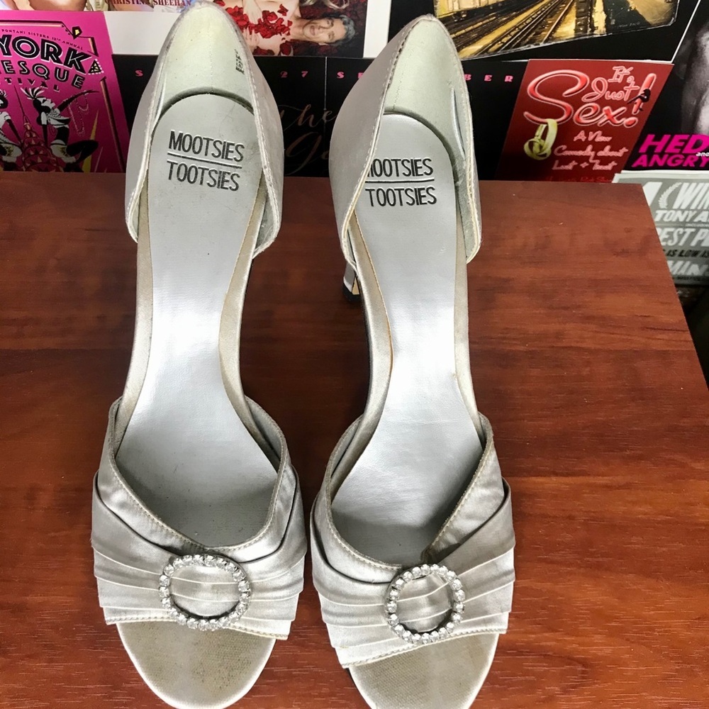 Mootsies Tootsies Peep Toe-Heels - Size 9.5 - Picture 2 of 5